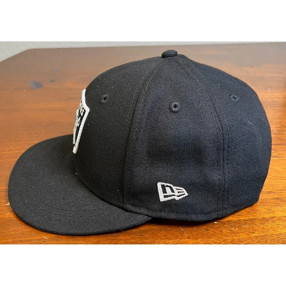 New Era 9FIFTY Las Vegas Raiders Snapback Hat Black NFL Cap OSFM Preowned